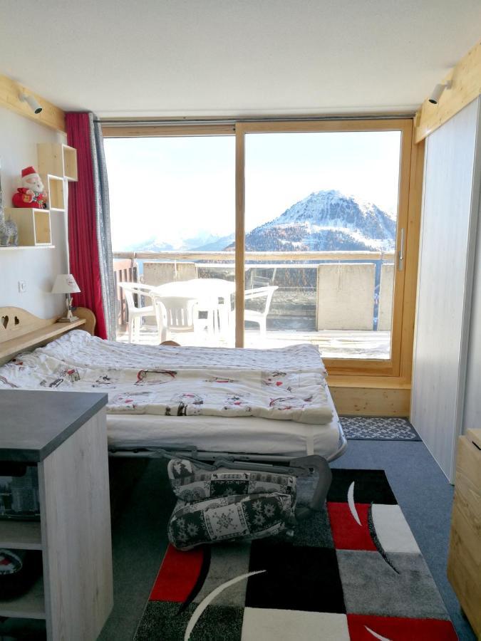 Appartement D'Une Chambre A La Plagne Aime 2000 A 10 M Des Pistes Avec Vue Sur La Ville Et Terrasse Amenagee Macot-la-Plagne Bagian luar foto