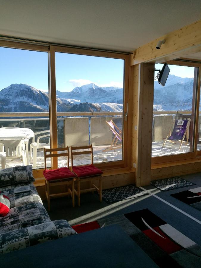 Appartement D'Une Chambre A La Plagne Aime 2000 A 10 M Des Pistes Avec Vue Sur La Ville Et Terrasse Amenagee Macot-la-Plagne Bagian luar foto