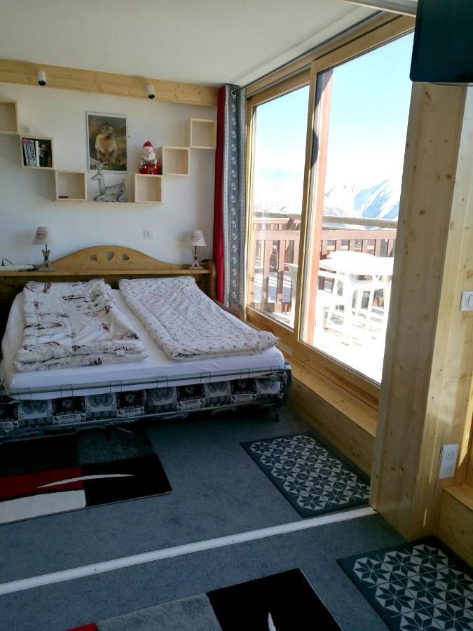 Appartement D'Une Chambre A La Plagne Aime 2000 A 10 M Des Pistes Avec Vue Sur La Ville Et Terrasse Amenagee Macot-la-Plagne Bagian luar foto