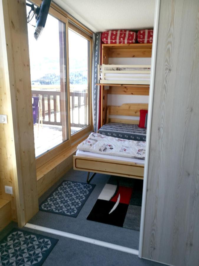 Appartement D'Une Chambre A La Plagne Aime 2000 A 10 M Des Pistes Avec Vue Sur La Ville Et Terrasse Amenagee Macot-la-Plagne Bagian luar foto