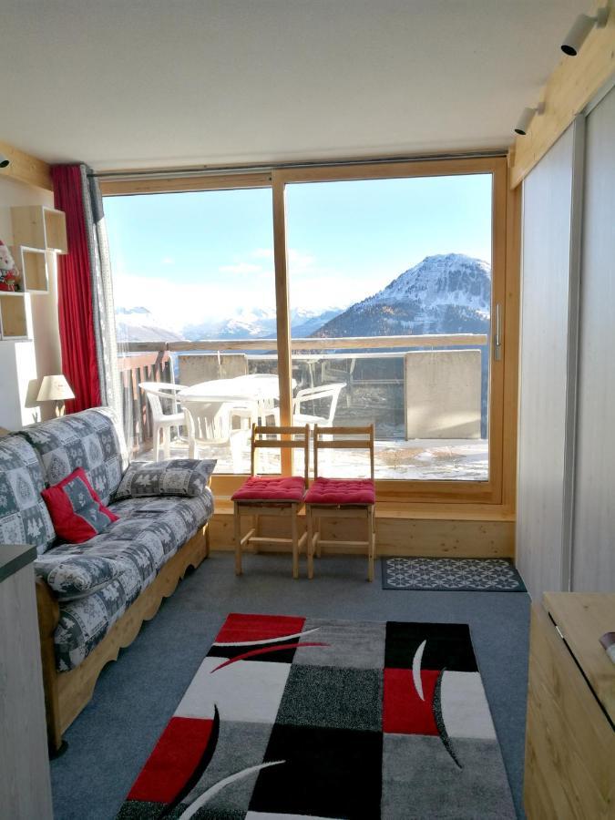 Appartement D'Une Chambre A La Plagne Aime 2000 A 10 M Des Pistes Avec Vue Sur La Ville Et Terrasse Amenagee Macot-la-Plagne Bagian luar foto