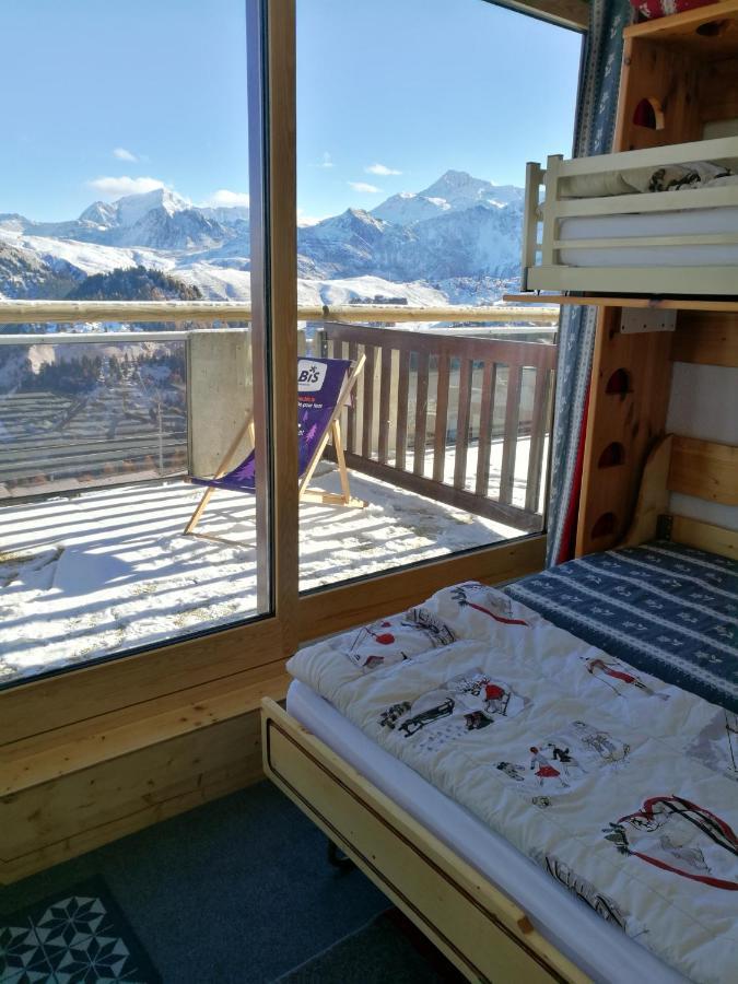 Appartement D'Une Chambre A La Plagne Aime 2000 A 10 M Des Pistes Avec Vue Sur La Ville Et Terrasse Amenagee Macot-la-Plagne Bagian luar foto