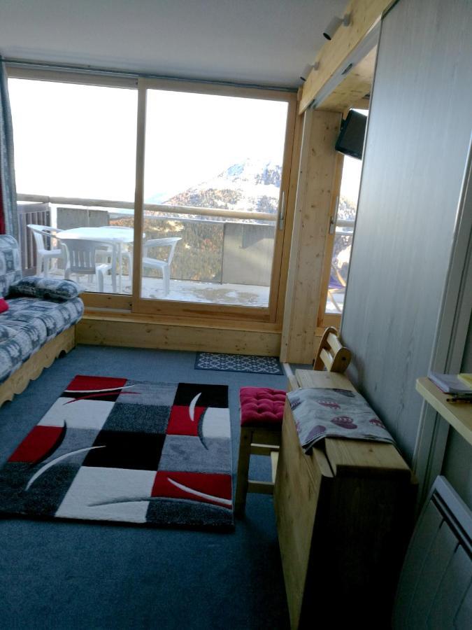 Appartement D'Une Chambre A La Plagne Aime 2000 A 10 M Des Pistes Avec Vue Sur La Ville Et Terrasse Amenagee Macot-la-Plagne Bagian luar foto