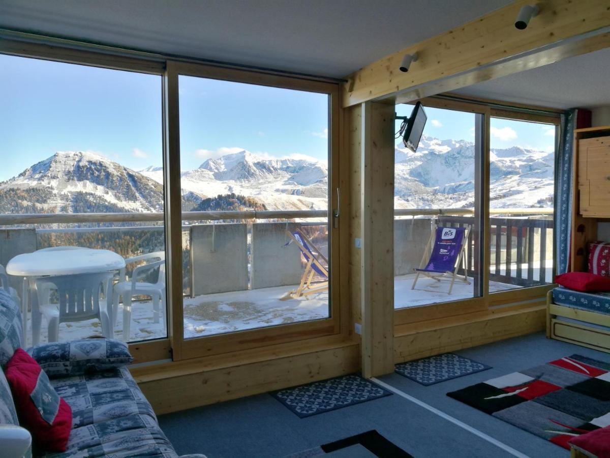 Appartement D'Une Chambre A La Plagne Aime 2000 A 10 M Des Pistes Avec Vue Sur La Ville Et Terrasse Amenagee Macot-la-Plagne Bagian luar foto